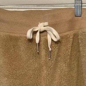 Cozy Tan Fleece Sweatpants